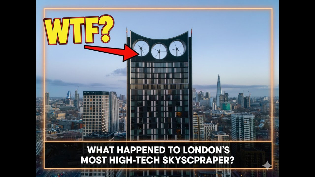Drone video of Elephant & Castle, London Strata SE 1