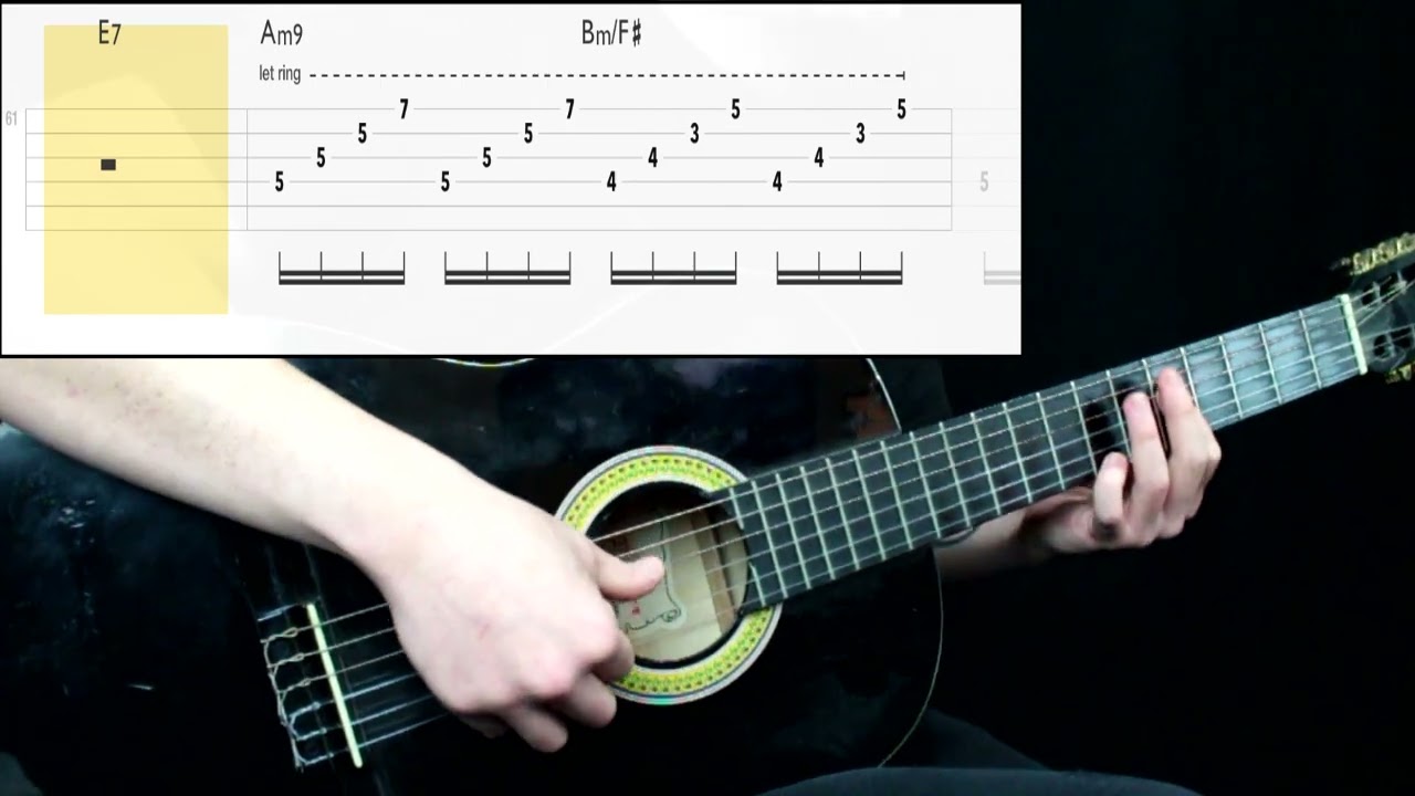 Nujabes - Aruarian Dance (Guitar Cover) (Play Along Tabs In Video)