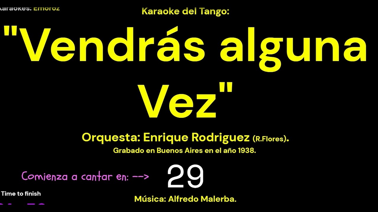 Karaoke del Tango: 