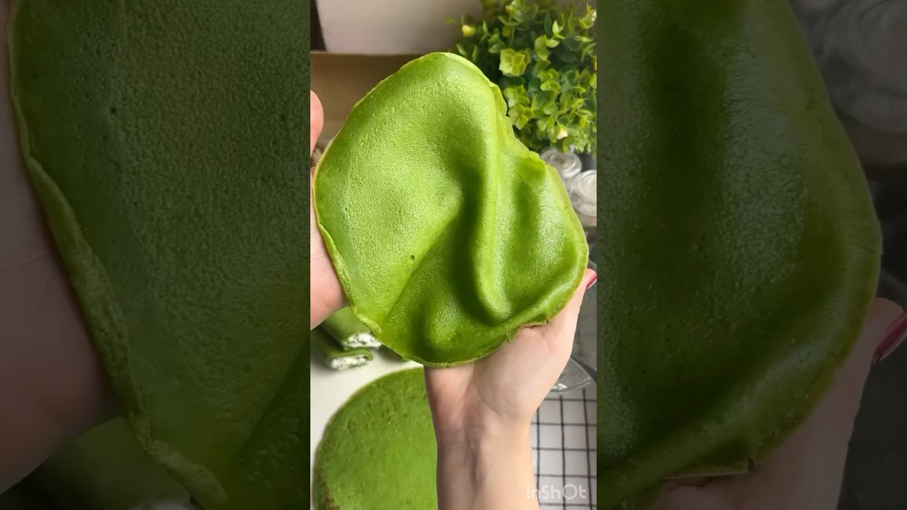 Perfect spinach pancakes🍃#food #pancake #pancakes #spinach #spinachrecipe#recipe #dinnerrecipe