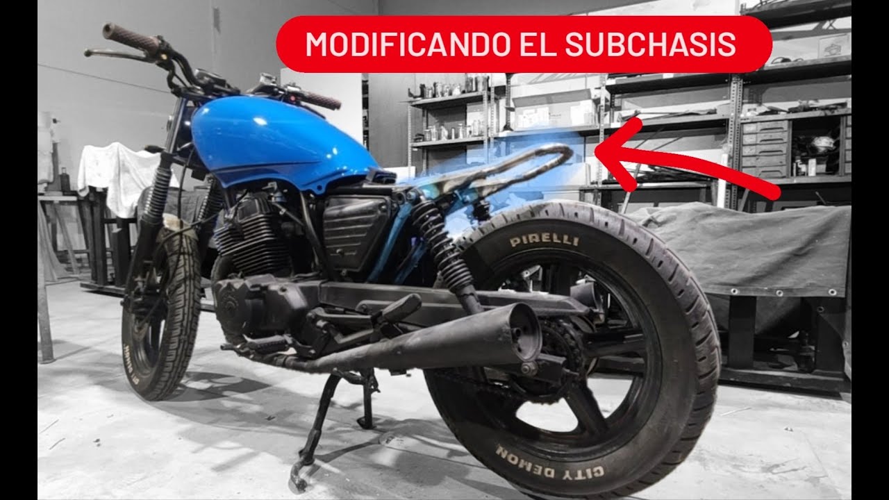CAMBIAMOS SUBCHASIS modificación a subchasis REDONDEADO | parte 3 para homologar la BRAT STYLE