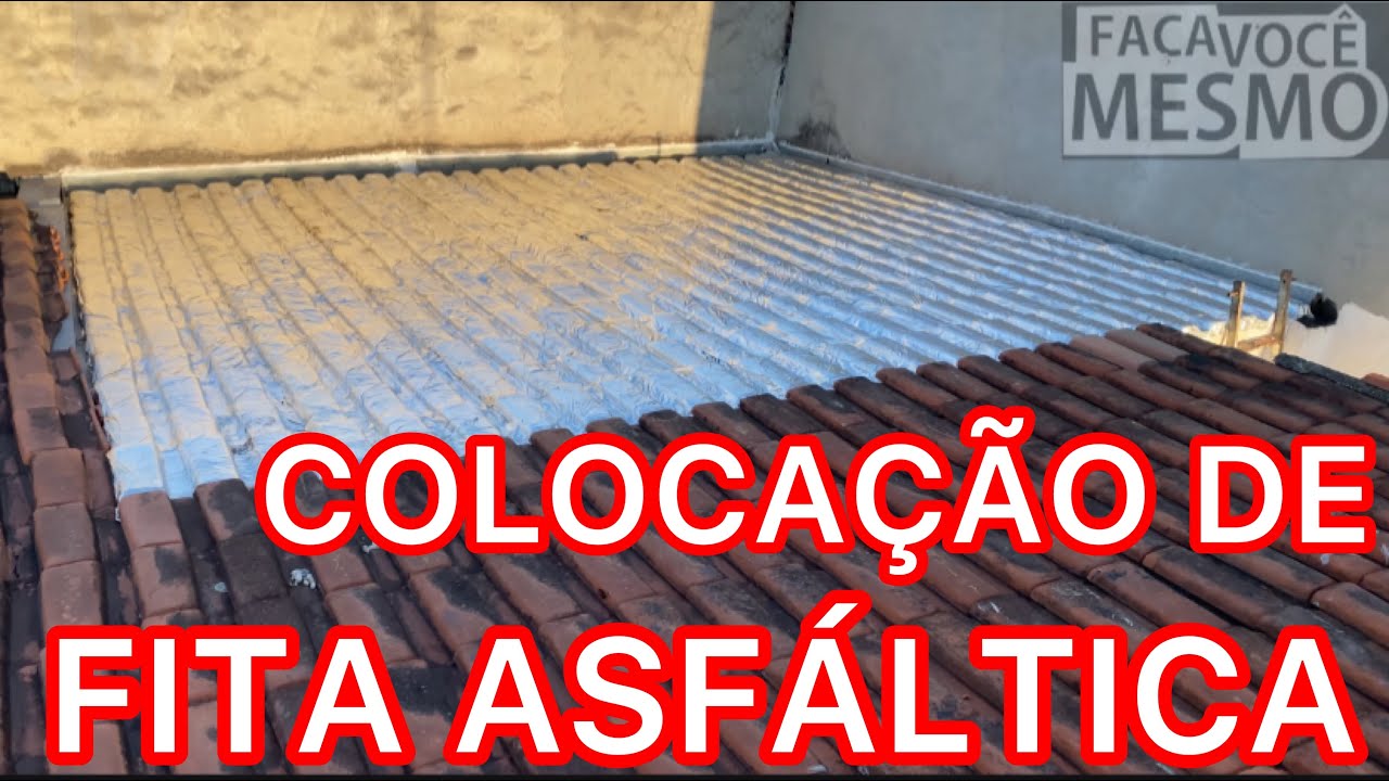🟥Como COLOCAR fita ASFÁLTICA e passar o PRIMER no telhado.🟥