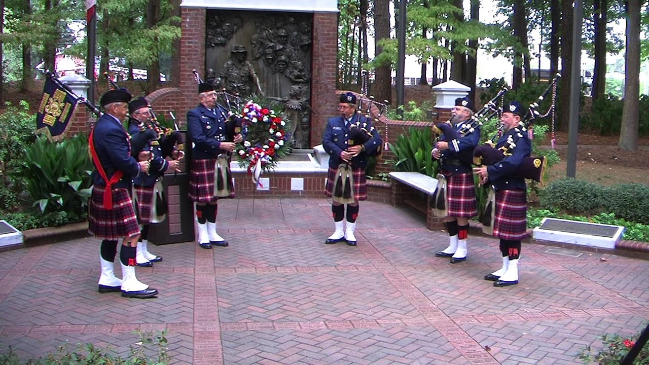 U. S. Coast Guard Pipe Band, Scotland the Brave & Rowan Tree
