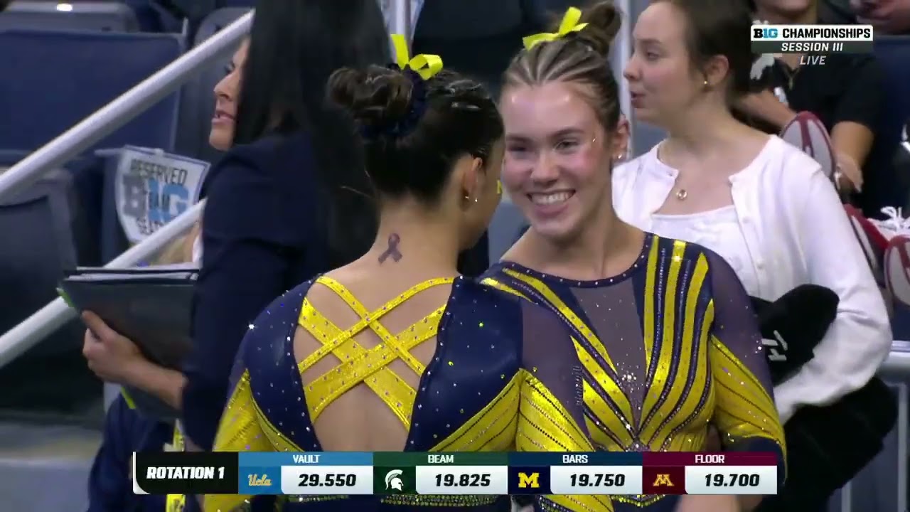 2025 Big 10 Championships Gymnastics NCAA