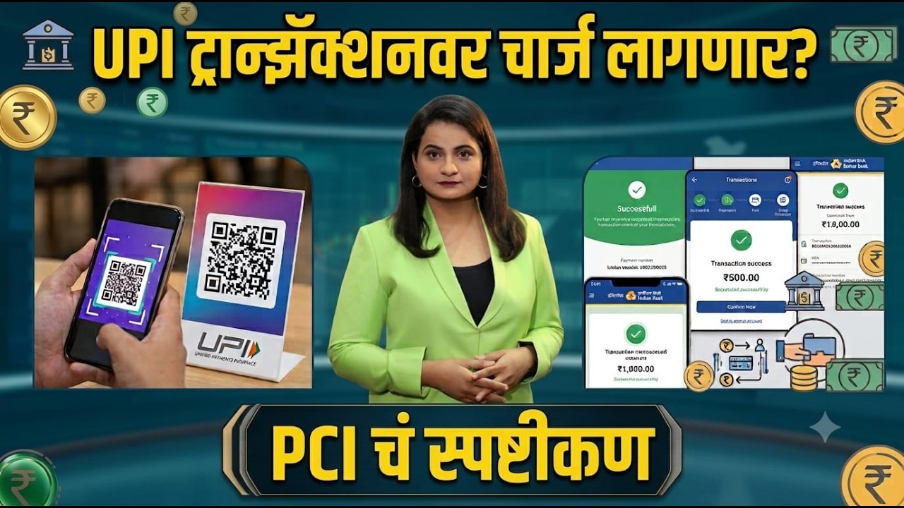 PCI ON UPI Payment Clarification | UPI ट्रान्सझॅक्शनवर चार्ज लागणार?  ट्रान्झॅक्शन,PCI चं स्पष्टीकरण
