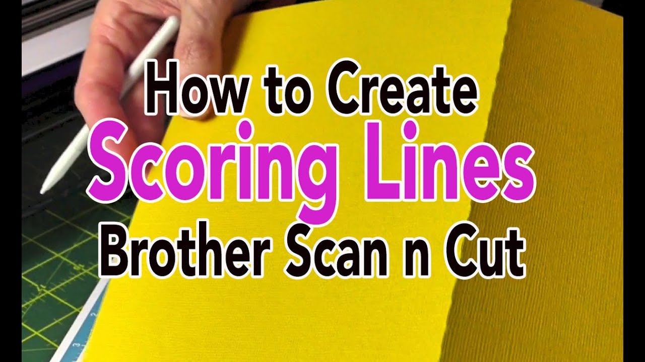 Brother Scan n Cut: Creating Score Lines Using the Path Tool - Canvas Tutorial