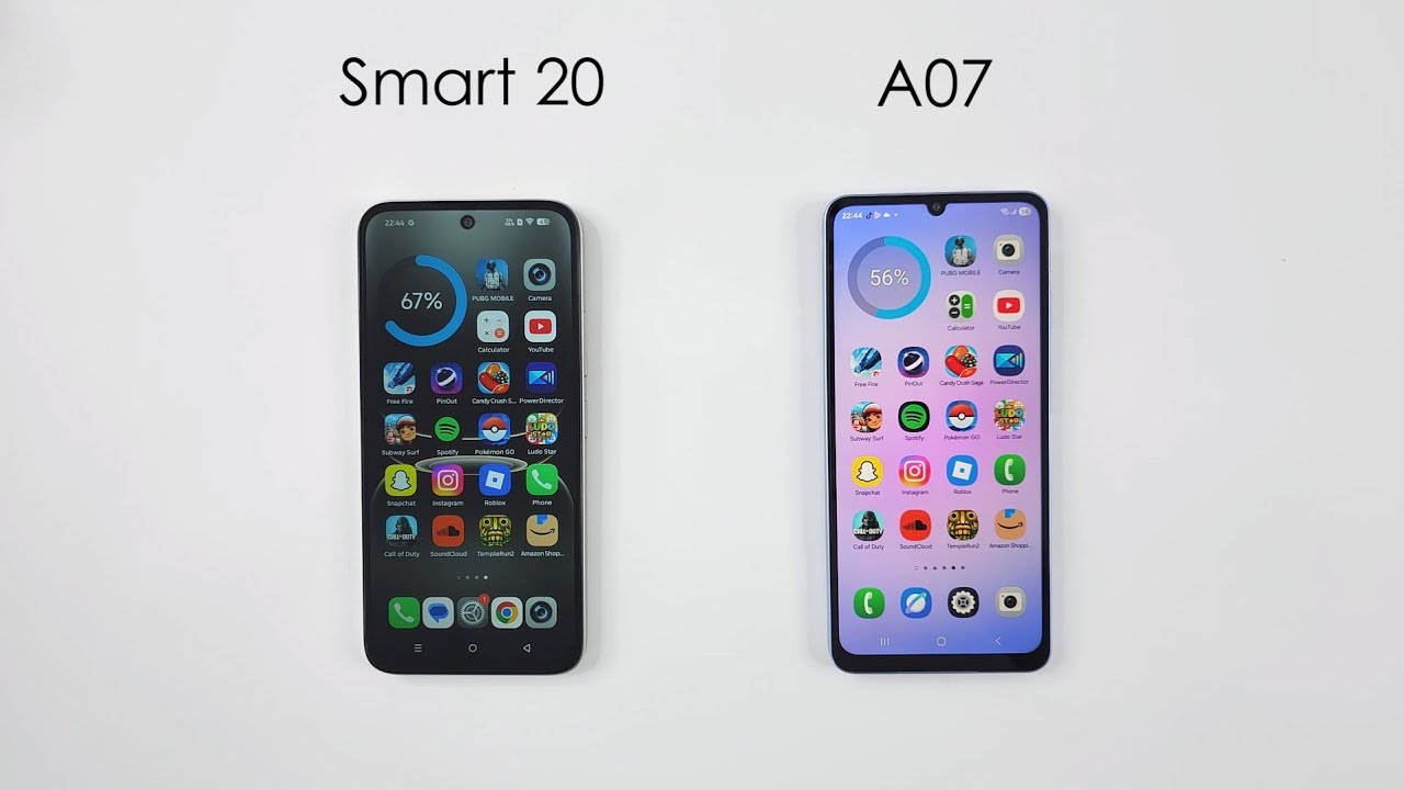Samsung A07 vs Infinix Smart 20 - SPEED TEST!