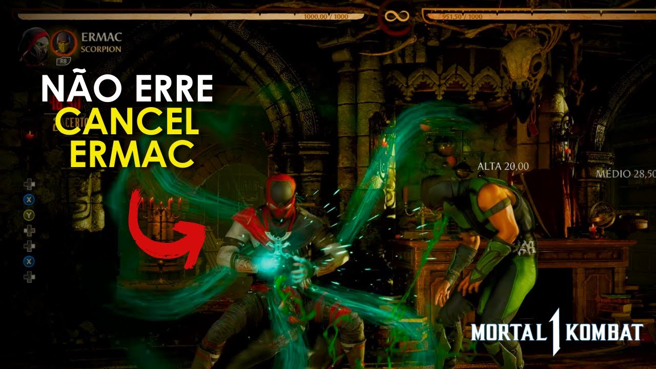 NUNCA MAIS ERRE O CANCEL ERMAC!!!