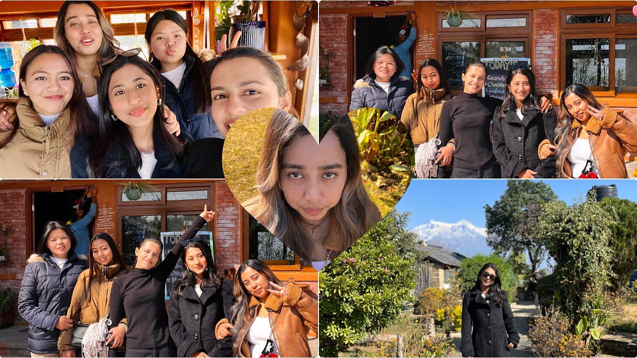 Day out with lovely sisters at📍ANNAPURNA ECO VILLAGE RESORT🌸 #aanvirajbhandari #V49