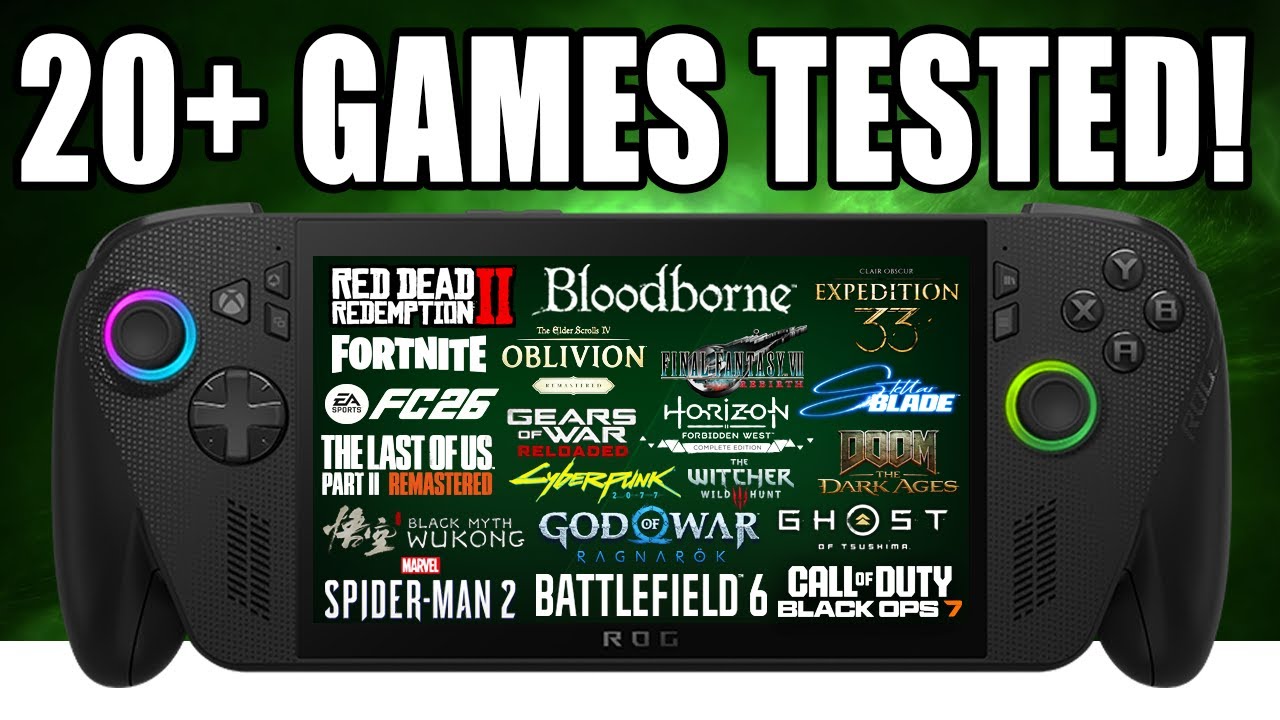 ROG XBOX ALLY X Performance: 20+ GAMES TESTED!
