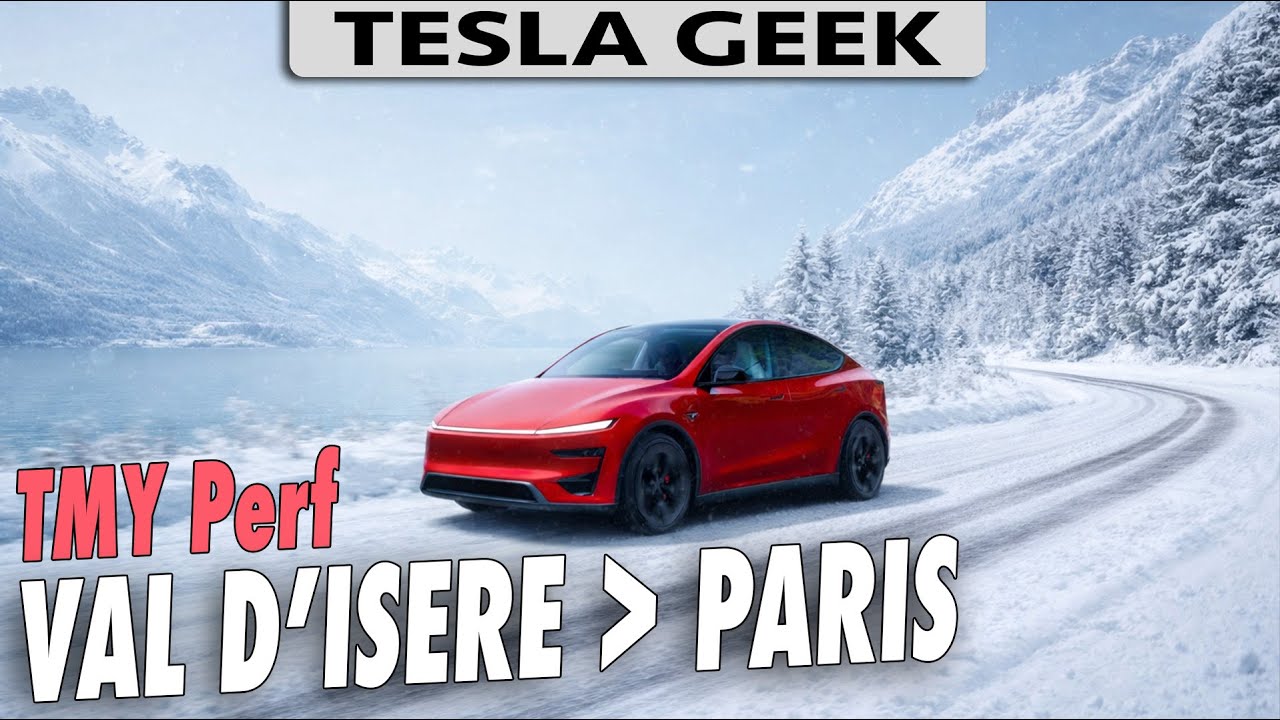Ce que j’ai appris au volant du Model Y Perf sur mon retour de montagne entre Val d’Isère et Paris