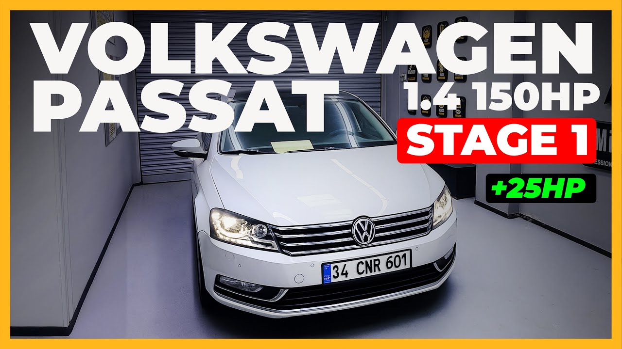 Volkswagen Passat CC 1.4 TSI ACT 150hp Stage 1 + Reaksiyon Demirkıran Ecu Chip Tuning