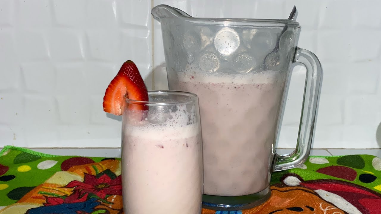 🍓Agüita Fresca de Fresa🍓 ASMR Receta. ♥️