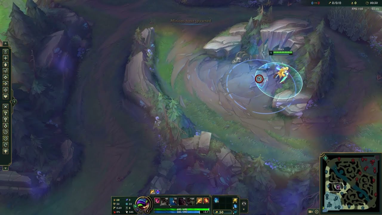Shaco jungle clear, patch 26.14 (Start Wolves, end on Red) - 2:44