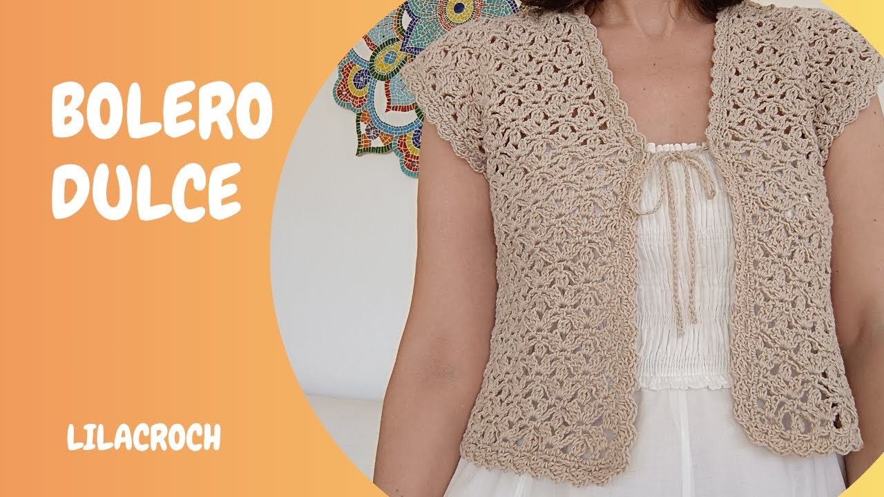 Bolero Dulce a crochet