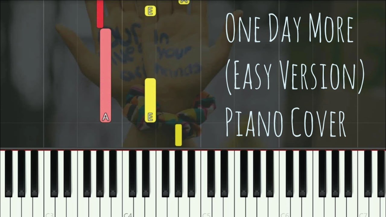 Les Miserables - One Day More 孤星淚 Simple Piano | Piano Pop Song Tutorial