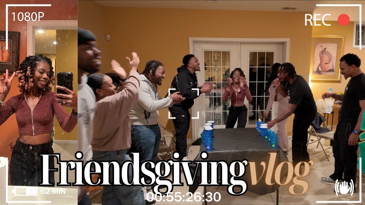 Friendsgiving Vlog w/ DaGang | Games | Drunk Uno | Imposter | Mafia