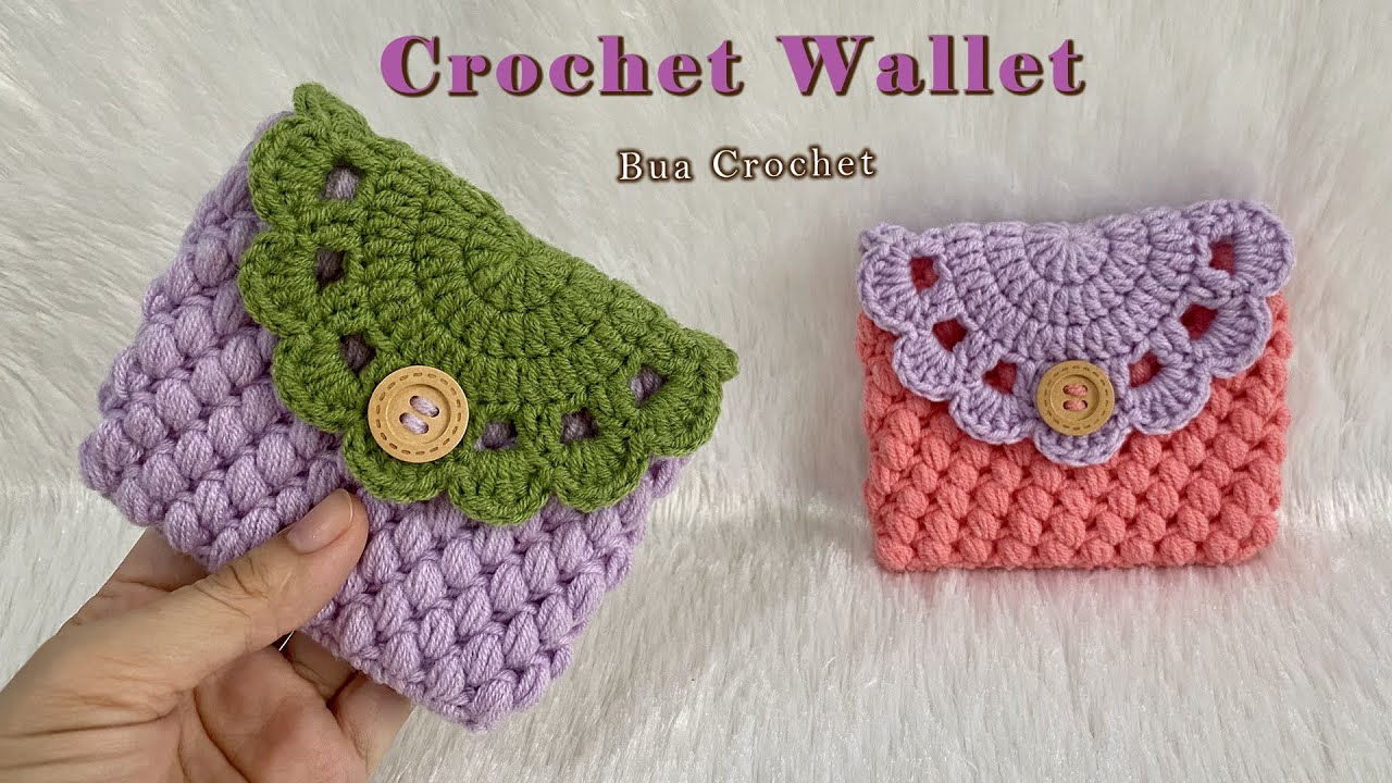 Crochet Wallet 🥰 How to Crochet Coin Purse 🥰 step by step