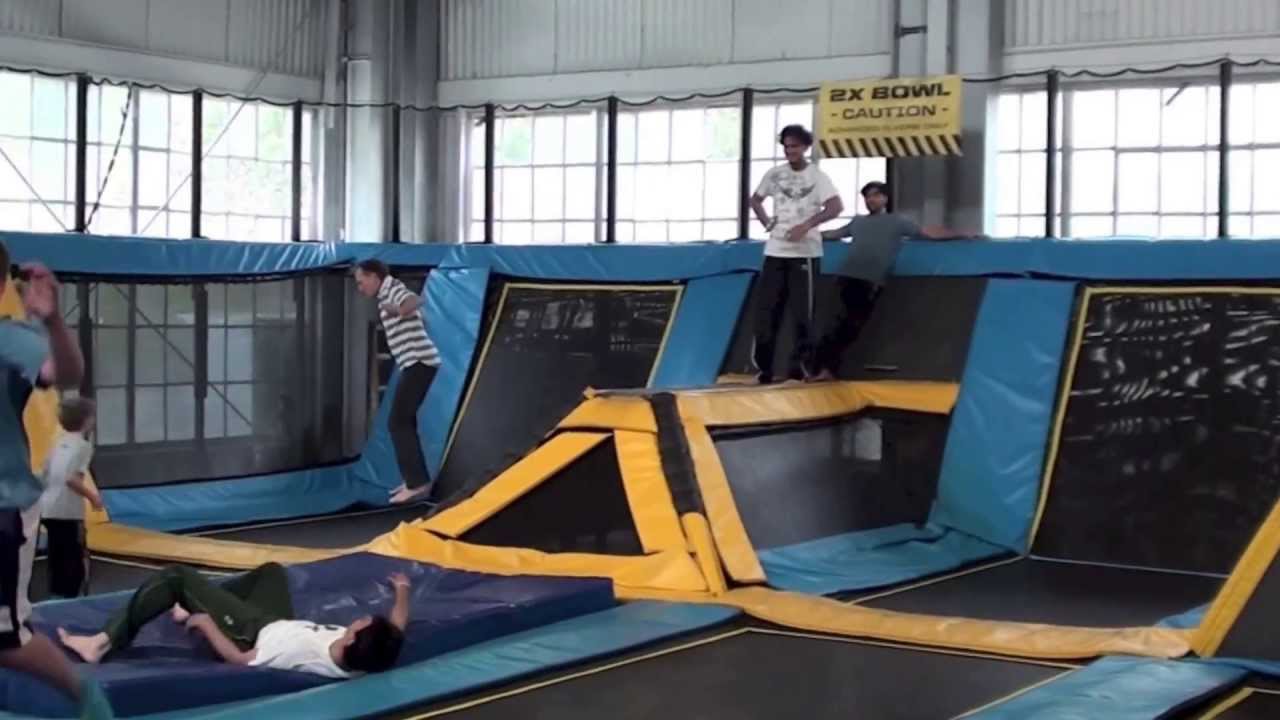 Having fun in House Of Air San Francisco