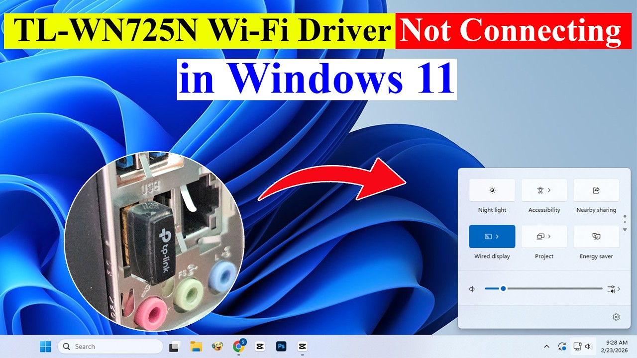 TP Link tl WN725N nie działa