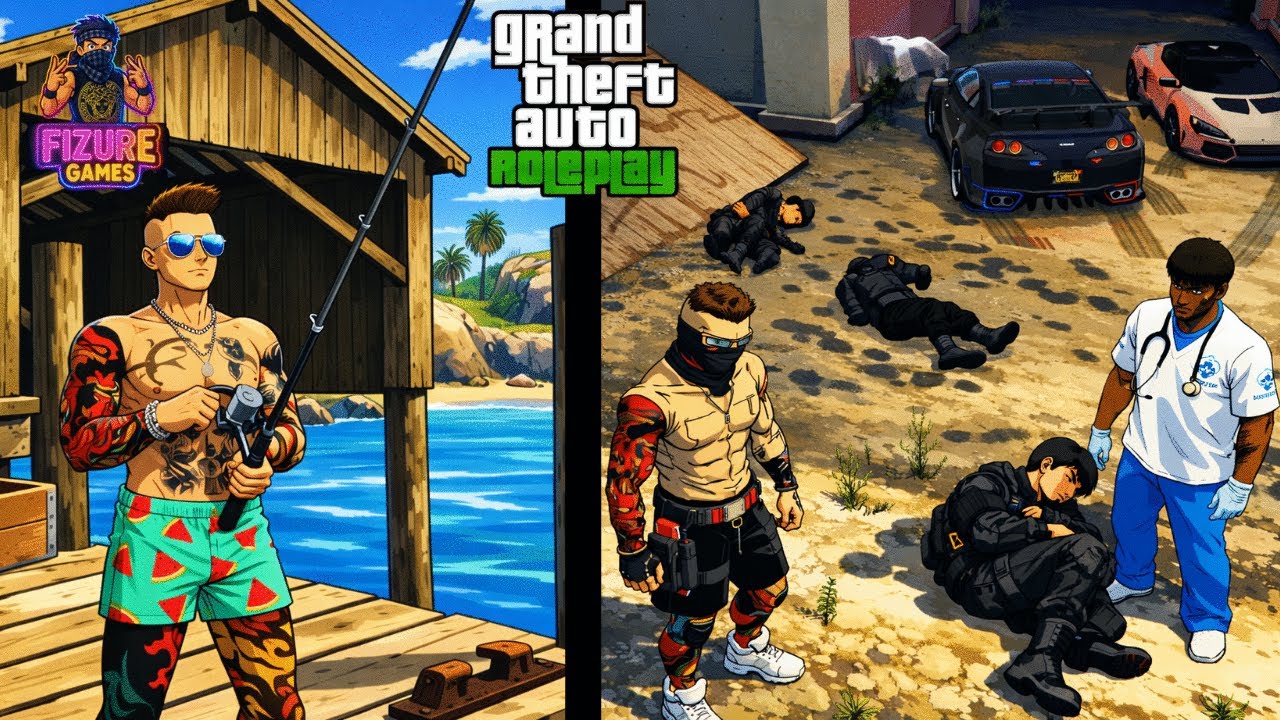 🔴GTA V ROLEPLAY🔴 TEMP 2 CAP 1⚡REGRESO DE VACACIONES 😈🔥 | REAL RP | Fizure Games
