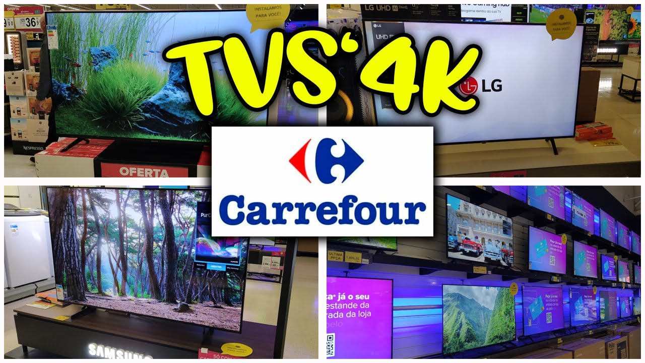 PREÇO TELEVISÃO NO CARREFOUR - LG, SAMSUNG, TCL, TOSHIBA, AIWA E HISENSE