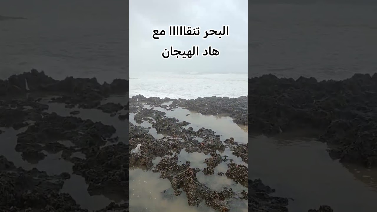 البحر تنقااااا مع هاد الهيجان #المحيط_الأطلسي #المغرب #الامارات #الصيد_بالقصبة #من_الريف_إلى_الصحرا