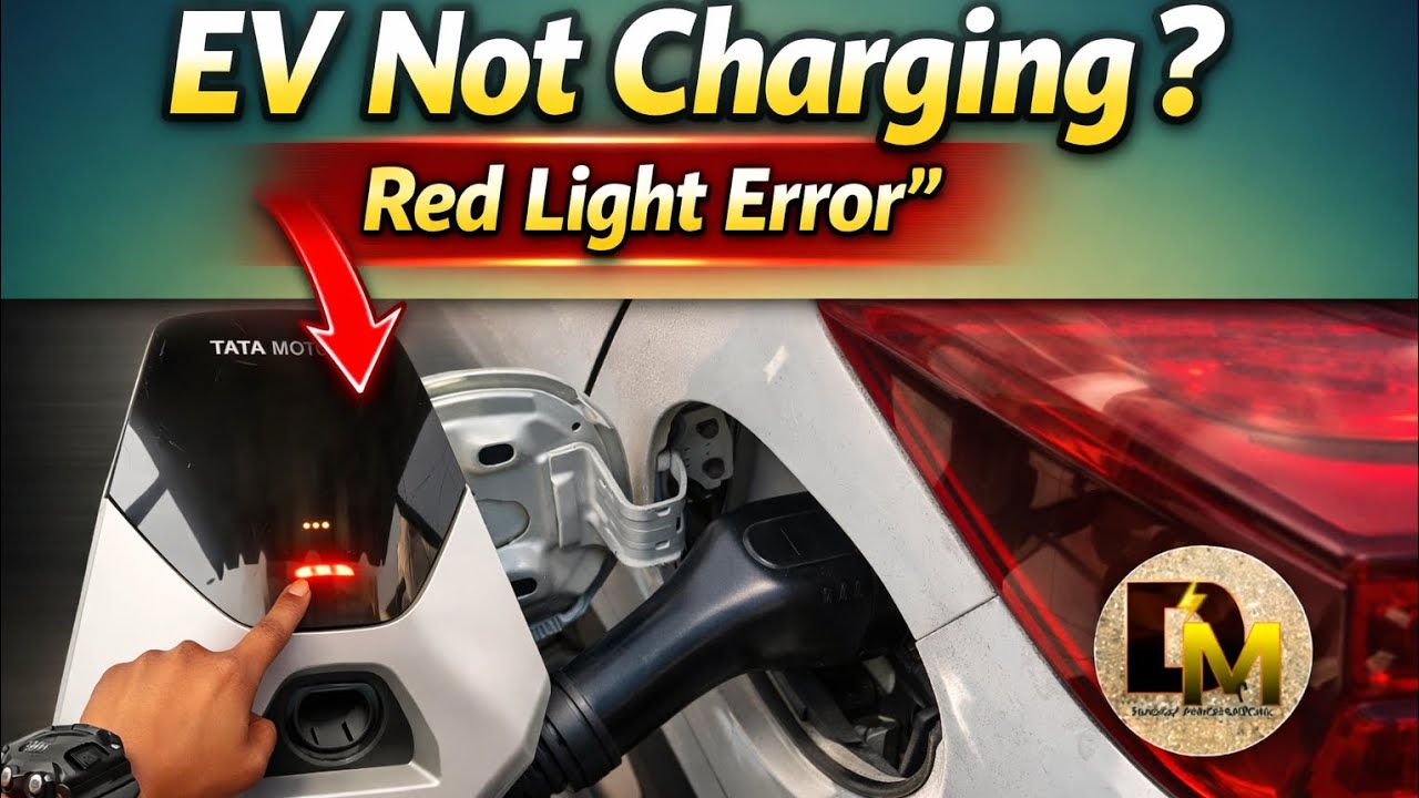 Vehicle Not Charging | EV Charger Red Light Error |How to Diagnose|#duggu_Mechanical 