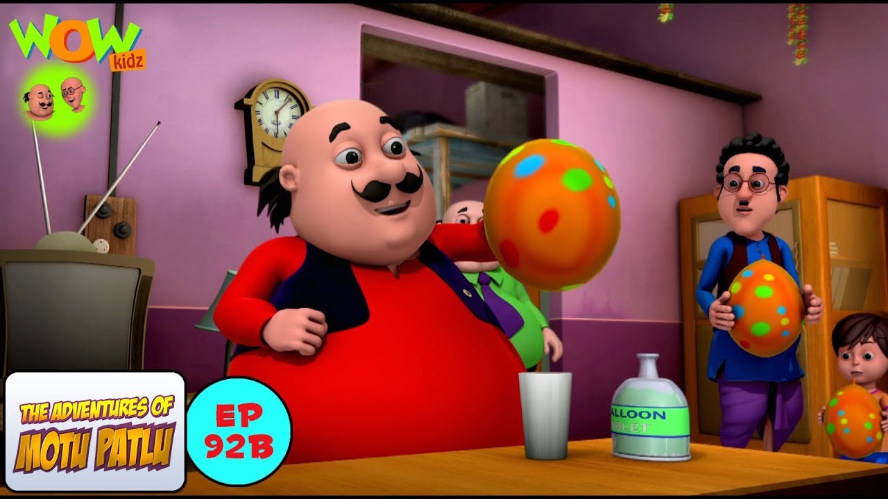 Motu Patlu Cartoons In Hindi |  Animated Series | Motu Balloon | Wow Kidz