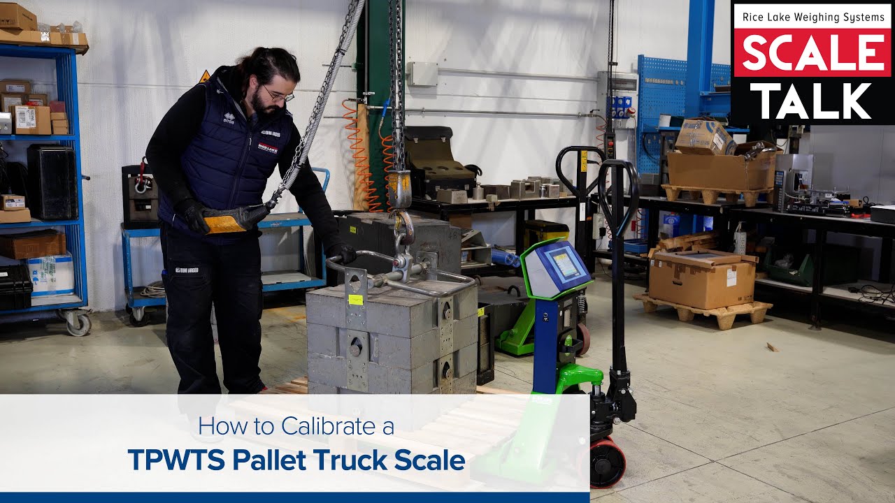 ScaleTalk: How to Calibrate a TPWTS Pallet Truck Scale