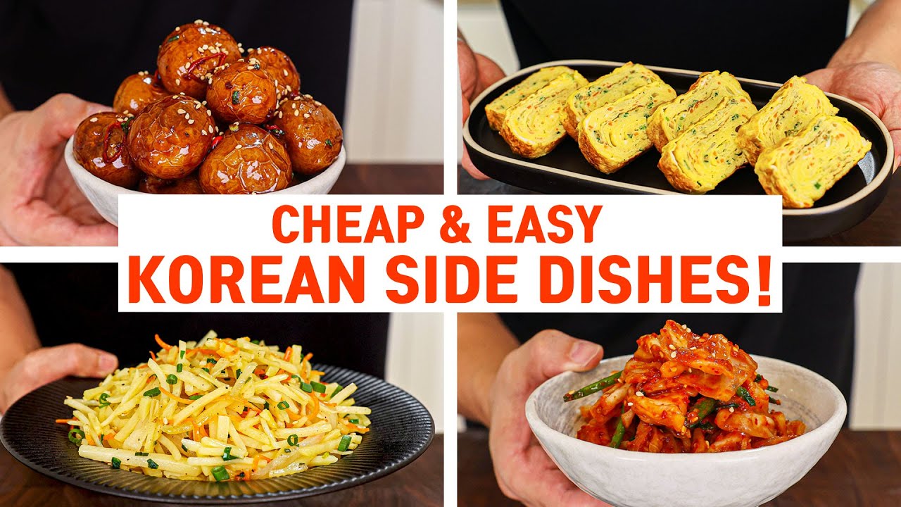 Cheap, Easy & Delicious Korean Side Dishes That Will Change Your LIFE! Banchan