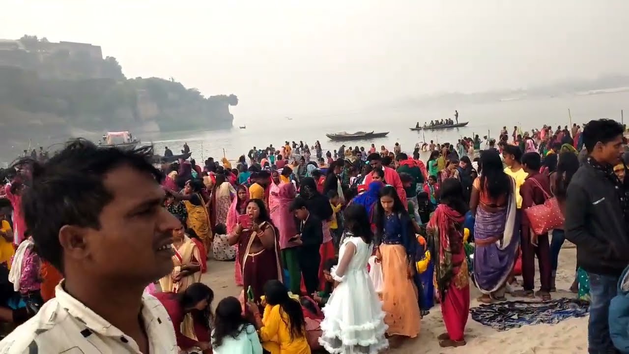 Ganga Snan | Open Ganga Snan New | Kartik Purnima Snan Today New | New Khula Snan Today