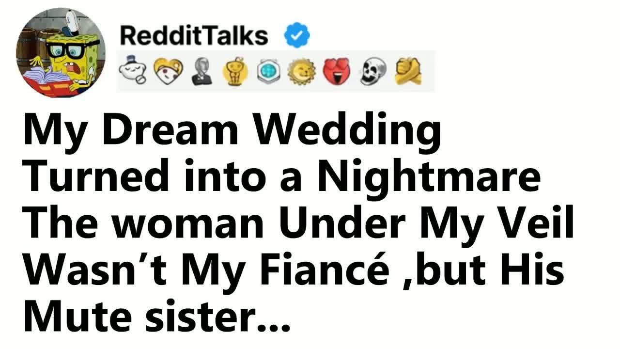 “My Dream Wedding Turned into a Nightmare The woman Under My Veil Wasn’t My Fiancé but His Mute...
