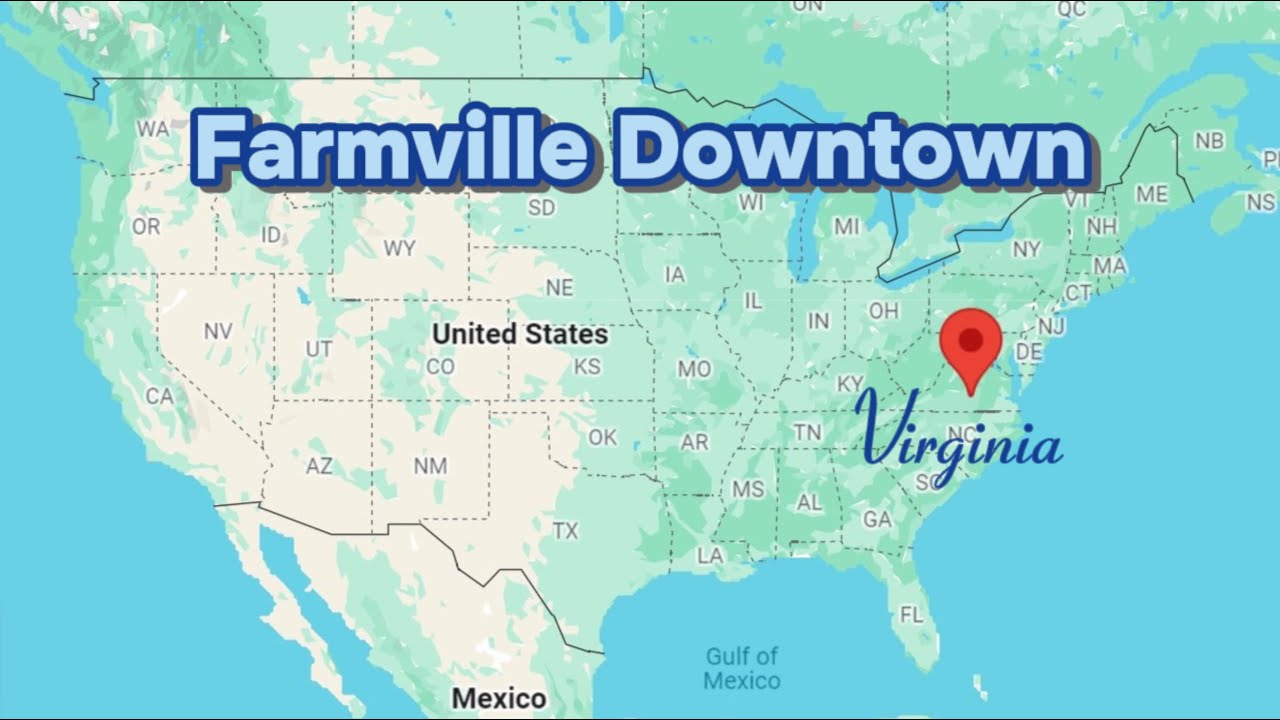 🇺🇲 Walking tour of town of Farmville Downtown, Virginia [4k]
