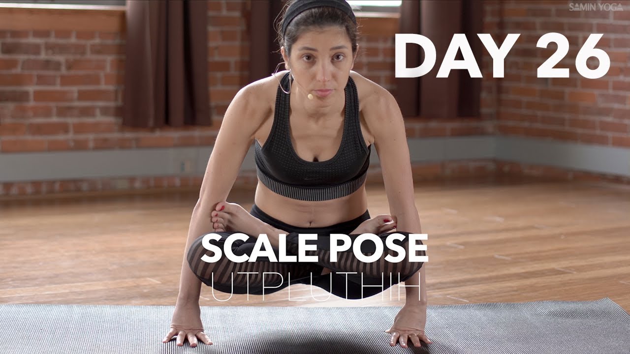 How to do Scale Pose | Yoga Tutorial Day 26 | 30 Poses 30 Days