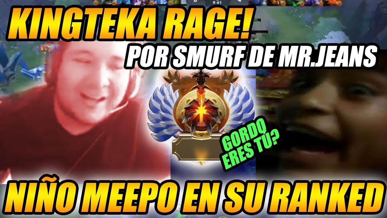 KINTEKA RAGE POR ENCONTRASE CON NI&Ntilde;O MEEPO Y EL SMURF DE MR PANTALONES | DOTA 2