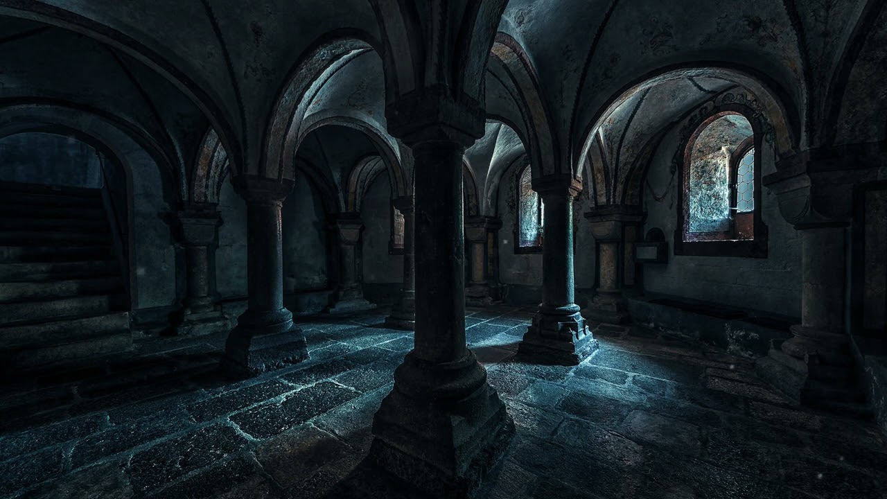 Heavy Rain & Thunder Storm Sounds in A Medieval Monastery - Gregorian Chants ASMR Ambience