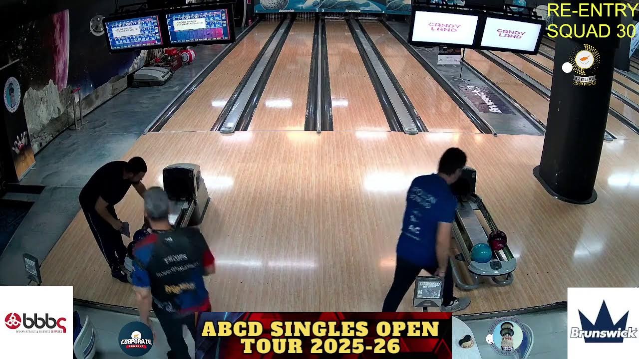 ABCD SINGLES OPEN 2025 - 2026 RE-ENTRY SQUAD 30 / LANES 1-4