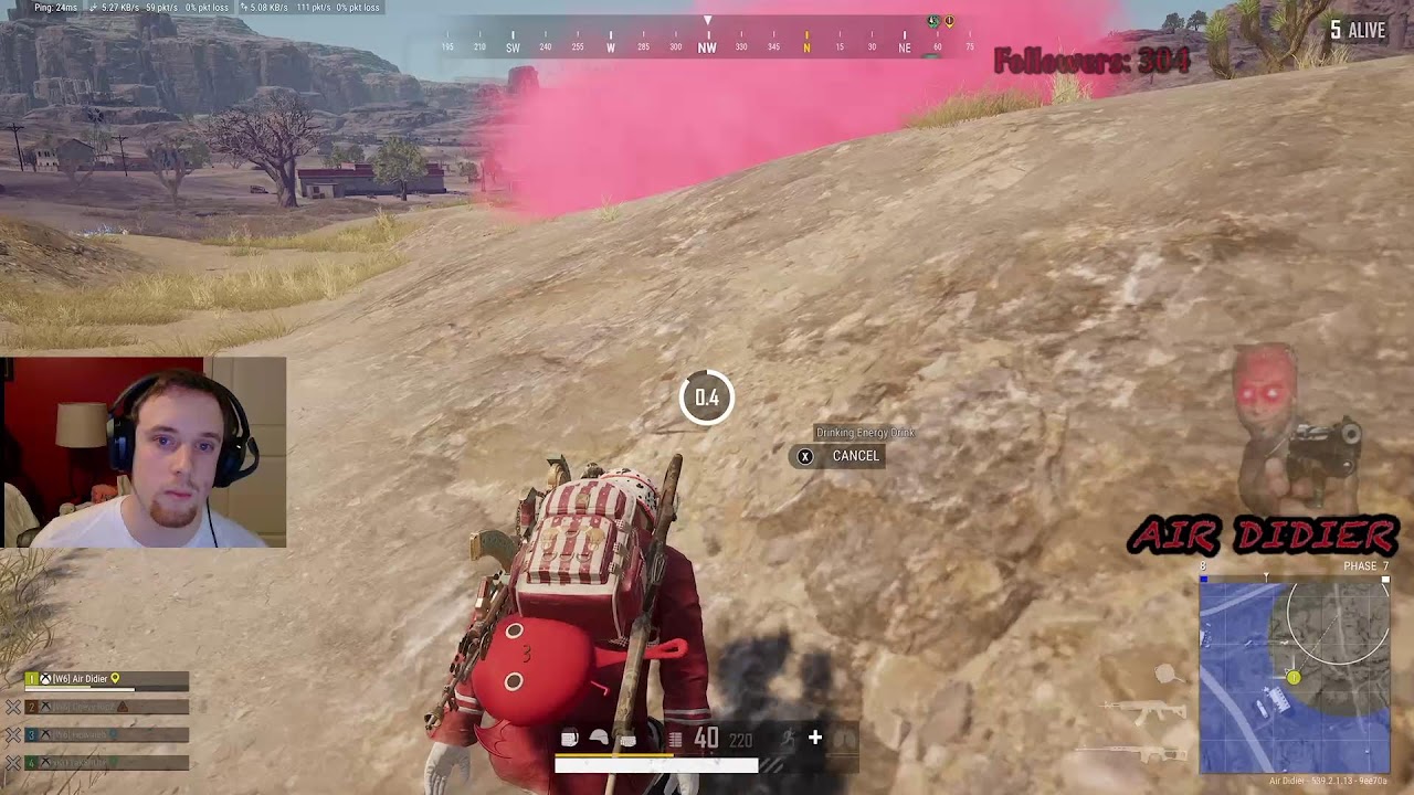 1 Day a week streamer plays PUBG