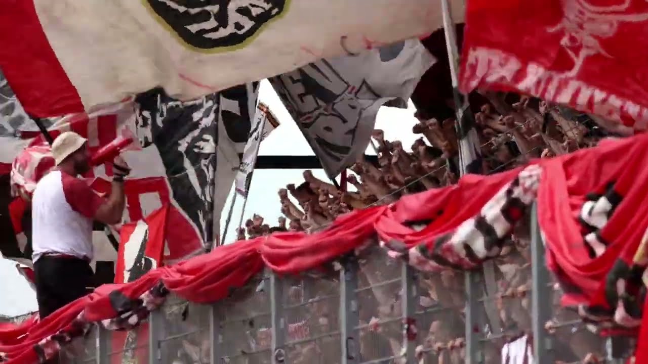 17.08.2025 Jahn Regensburg vs 1.FC K&ouml;ln, DFB-Pokal , Ultras Videos 