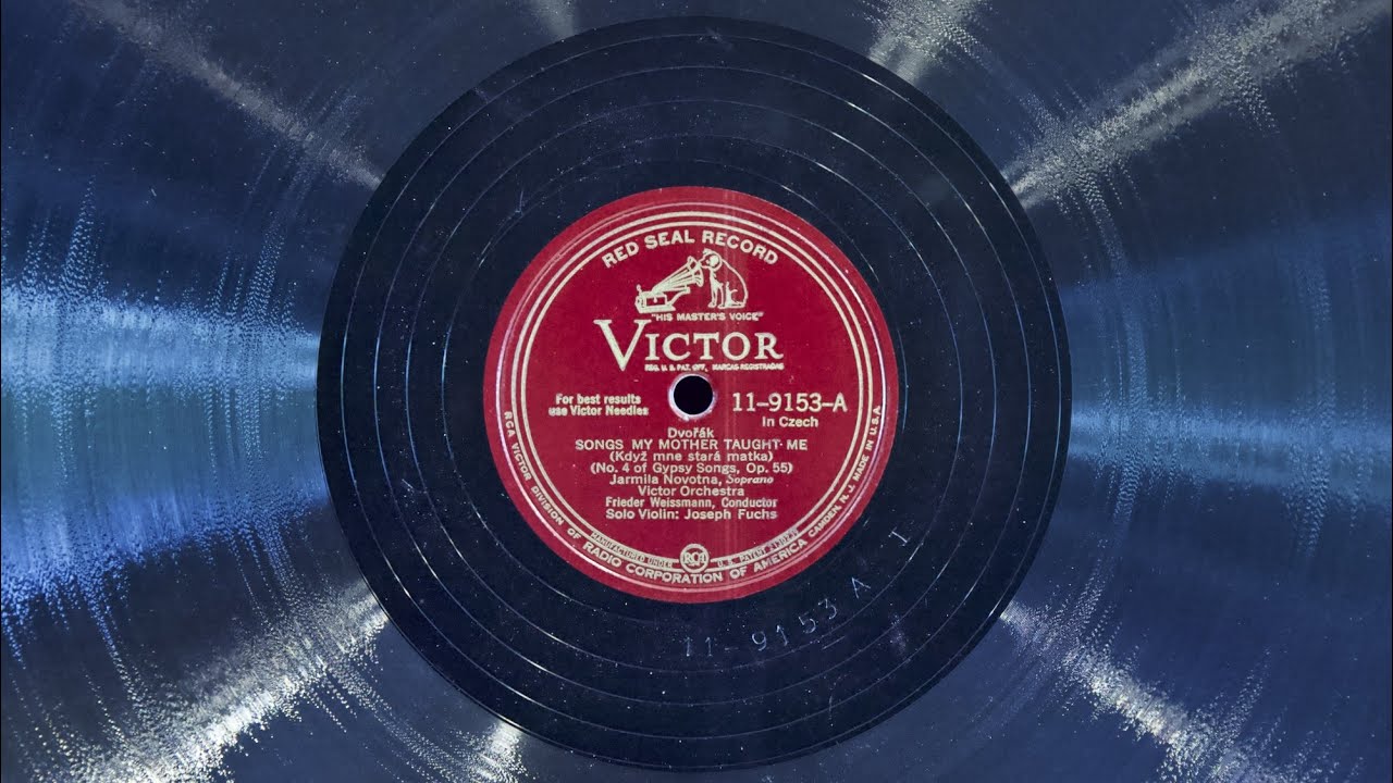 Songs My Mother Taught Me • Jarmila Novotná (EMG Mark Xb Oversize Gramophone)