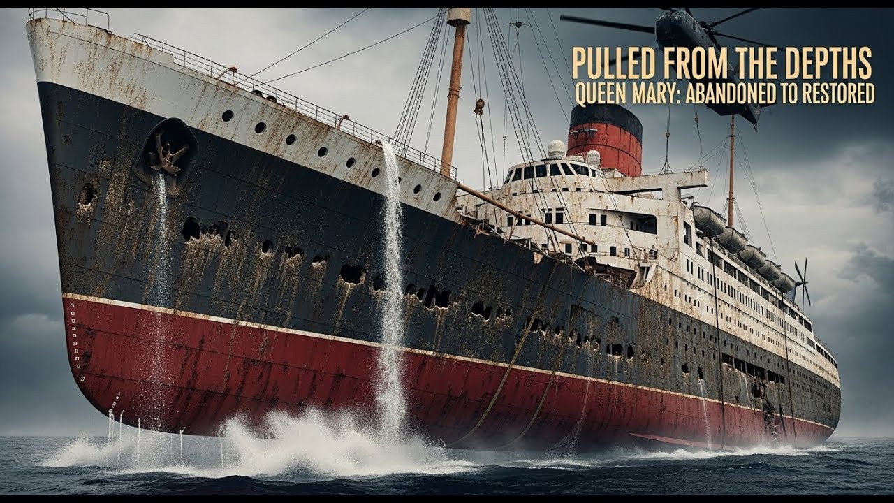 ASMR Ship Restoration | RMS Queen Mary 1936 Full Rebuild from Abandoned Condition to Looking New