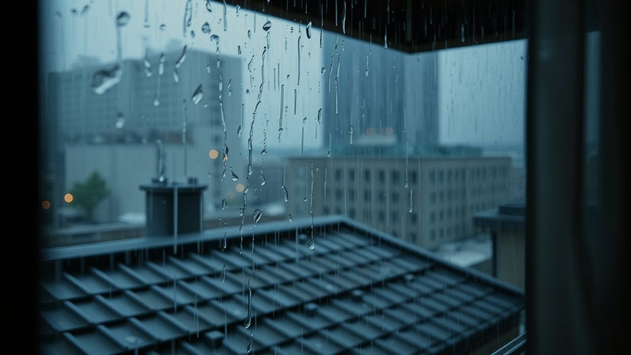 Drift into Deep Sleep with Cozy Rain Rooftop Sounds for Gentle Stress Relief