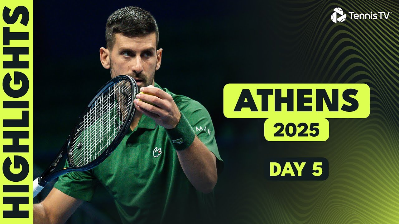 Djokovic Battles Borges; Musetti & Muller Also In Action | Athens 2025 Day 5 Highlights