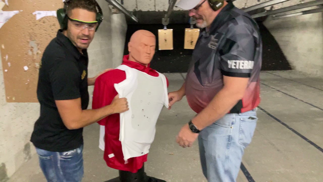 TESTING OUR PERFECT NIJ 06 CERTIFIED AND PATENTED TANK TOP LEVEL IIIA