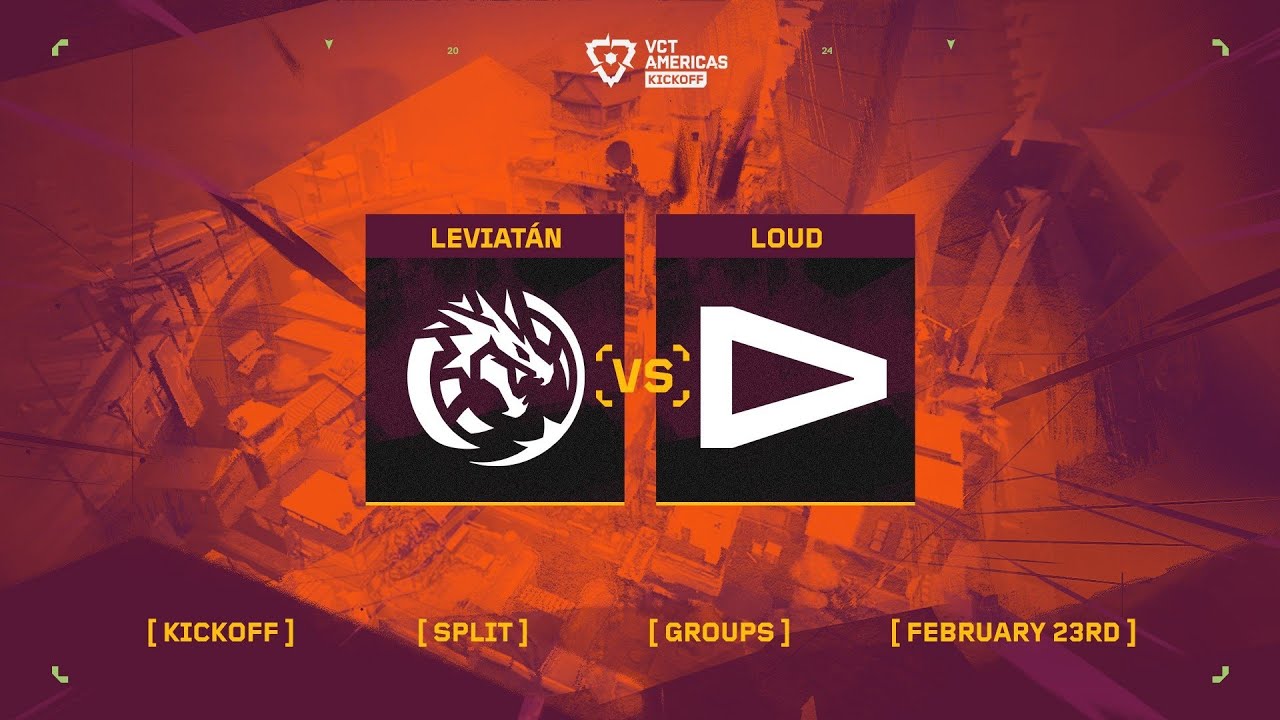 Leviatán vs. LOUD - VCT Americas Kickoff - Group Stage D5 - Map 2