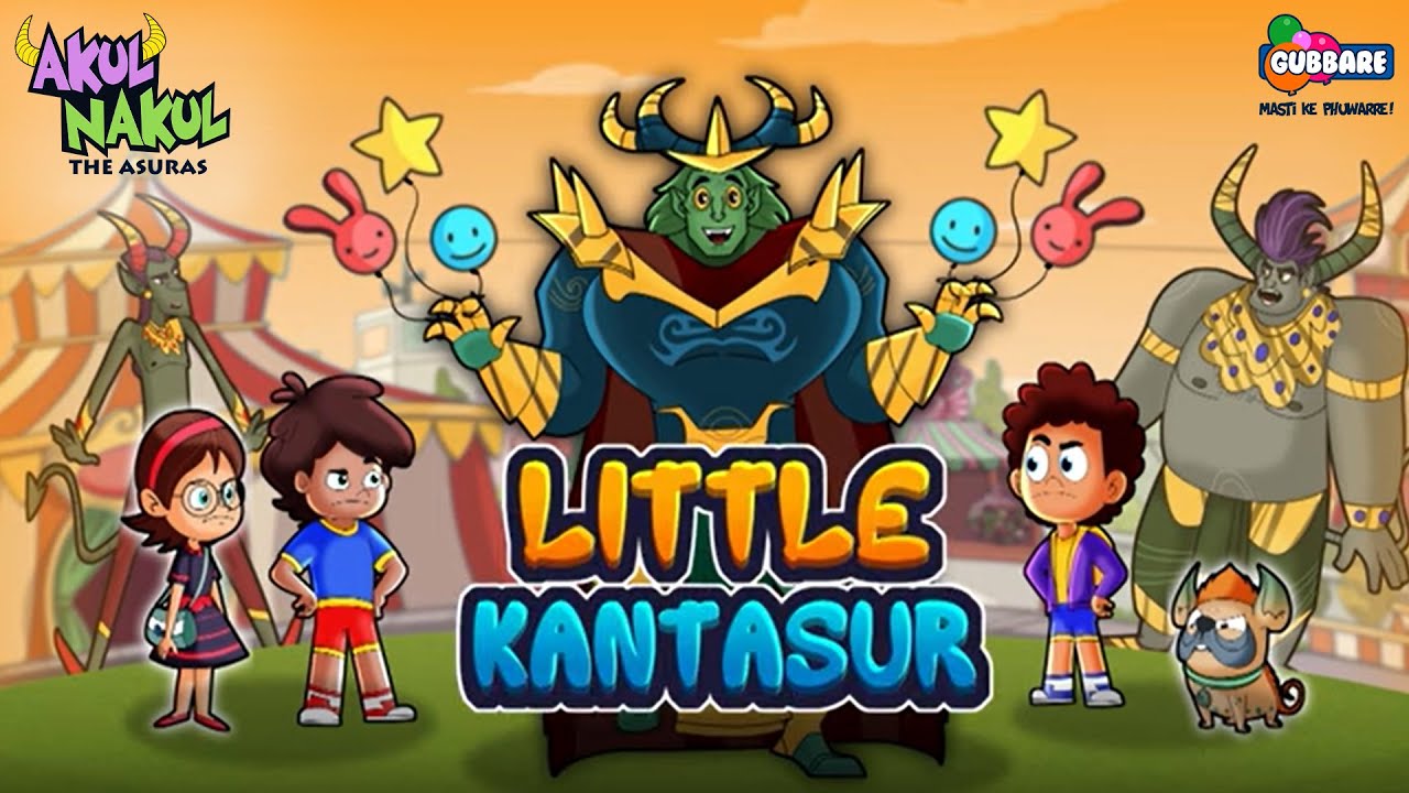 Little Kantasur | Akul Nakul - The Asuras | Full Episodes | Cartoons for kids in Hindi | Gubbare TV