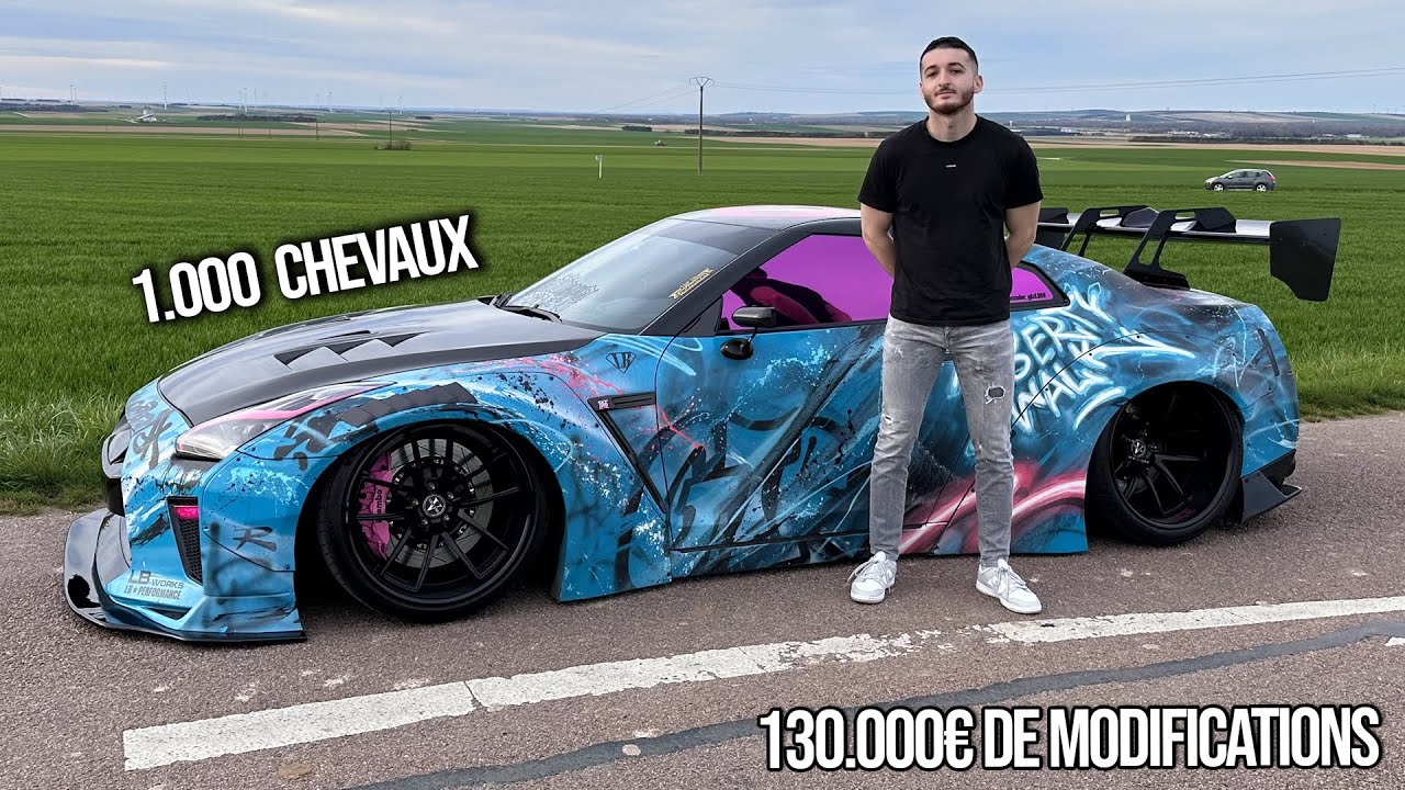 NISSAN GTR LBW 1.000 HP 😱 | 130.000€ DE PREPARATION !! (Les gens sont choqués😂)