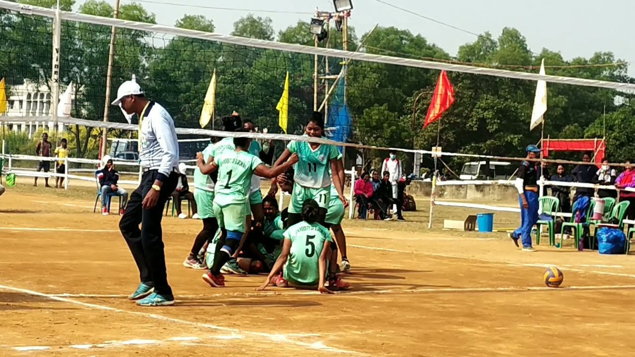 Last 5 Points 🔥🔥🔥 || Calcutta University vs Burdwan University || East Inter Zone Volleyball 2021.