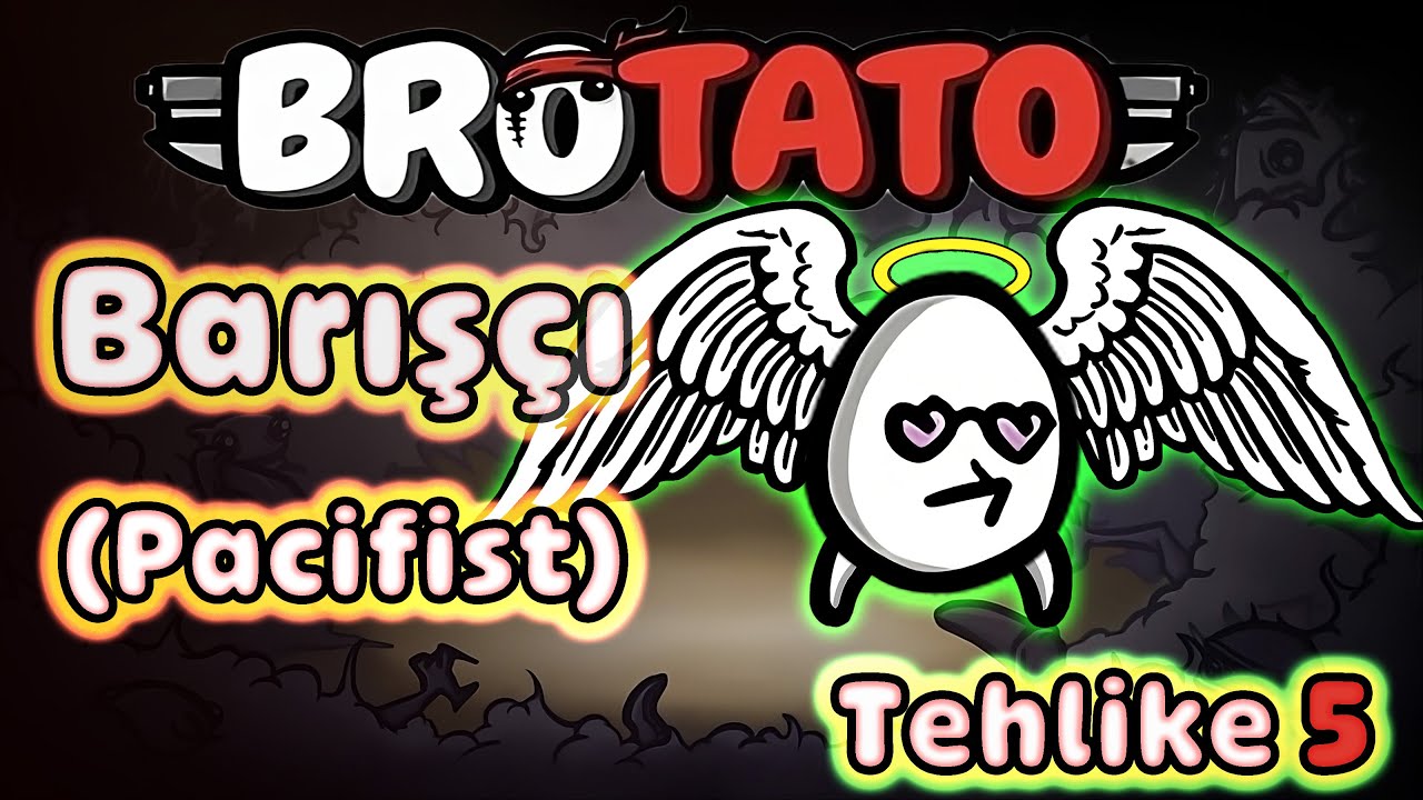 Brotato #14 - Barışçı (Tehlike 5 Zorluk Seviyesi - Çarpışma Noktası) - Abyssal Terrors